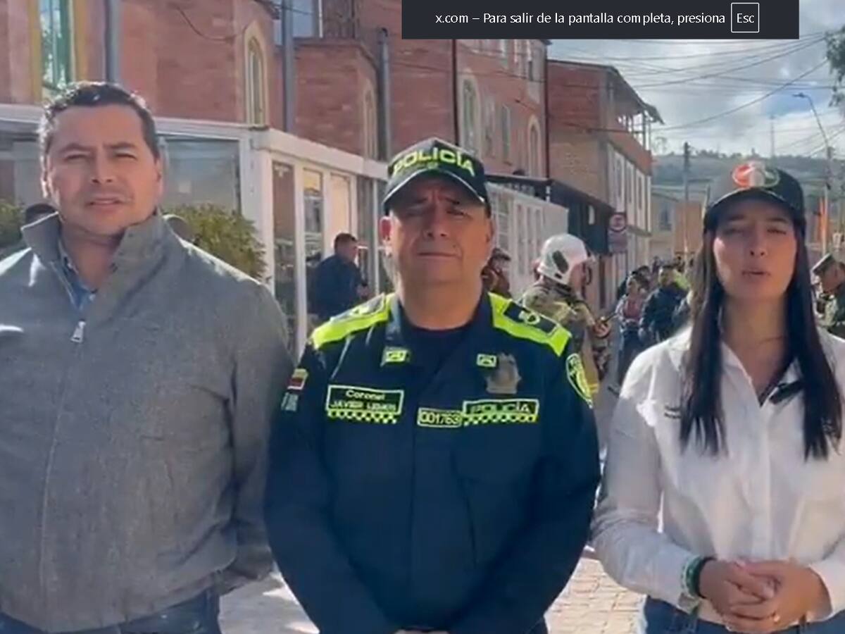 Tensión en Tunja por vehículo sospechoso frente al Batallón Bolívar