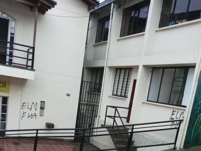 Grafitis ELN- foto cortesía