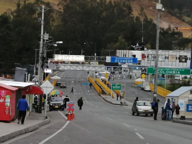 Frontera entre Colombia y Ecuador (Foto: Caracol Radio)