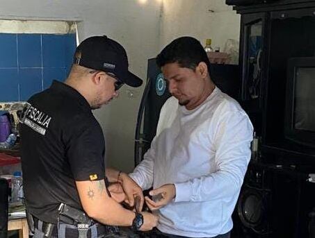 Edison García, capturado.