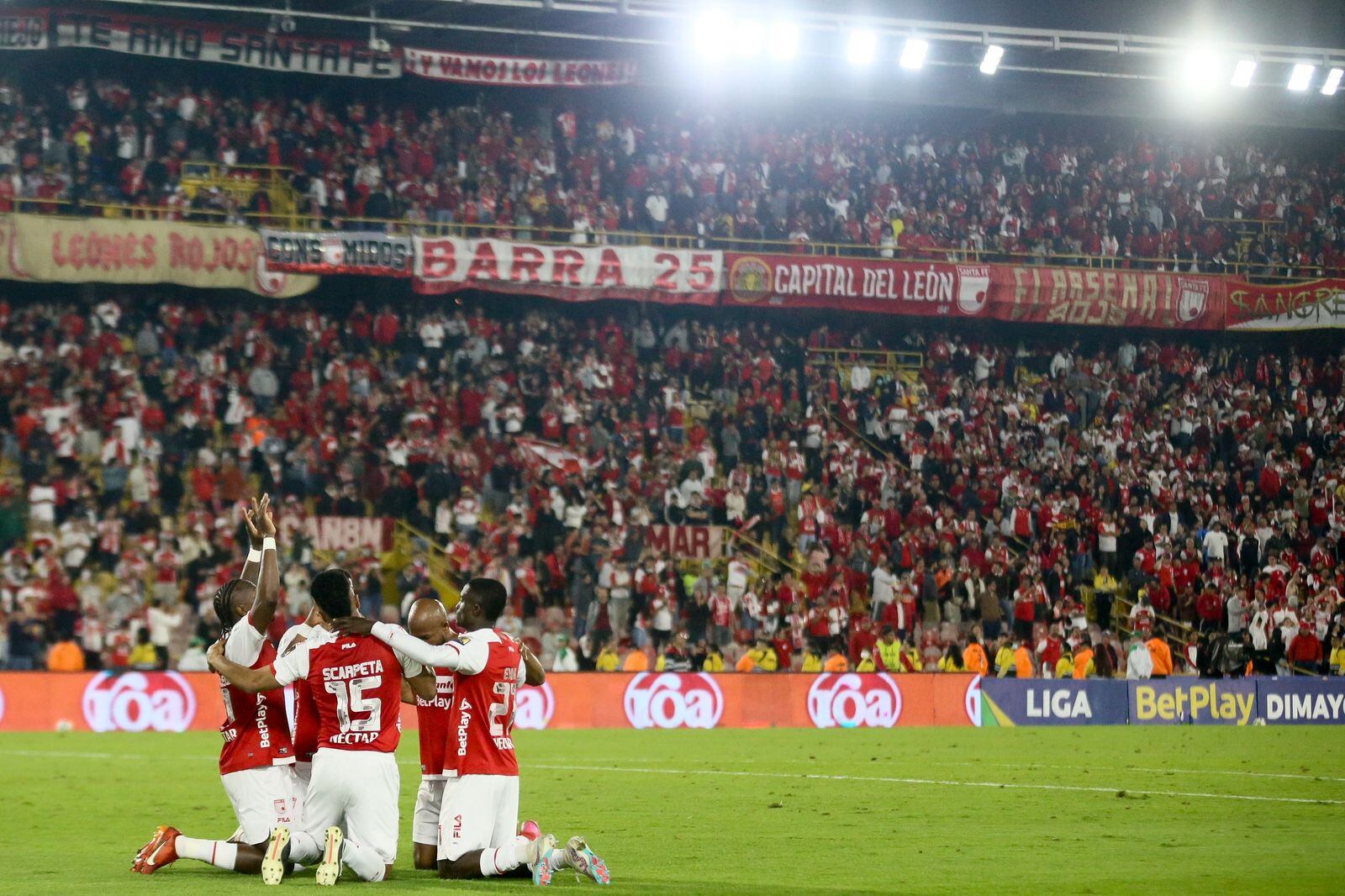 Santa Fe goleó a Fortaleza / Colprensa