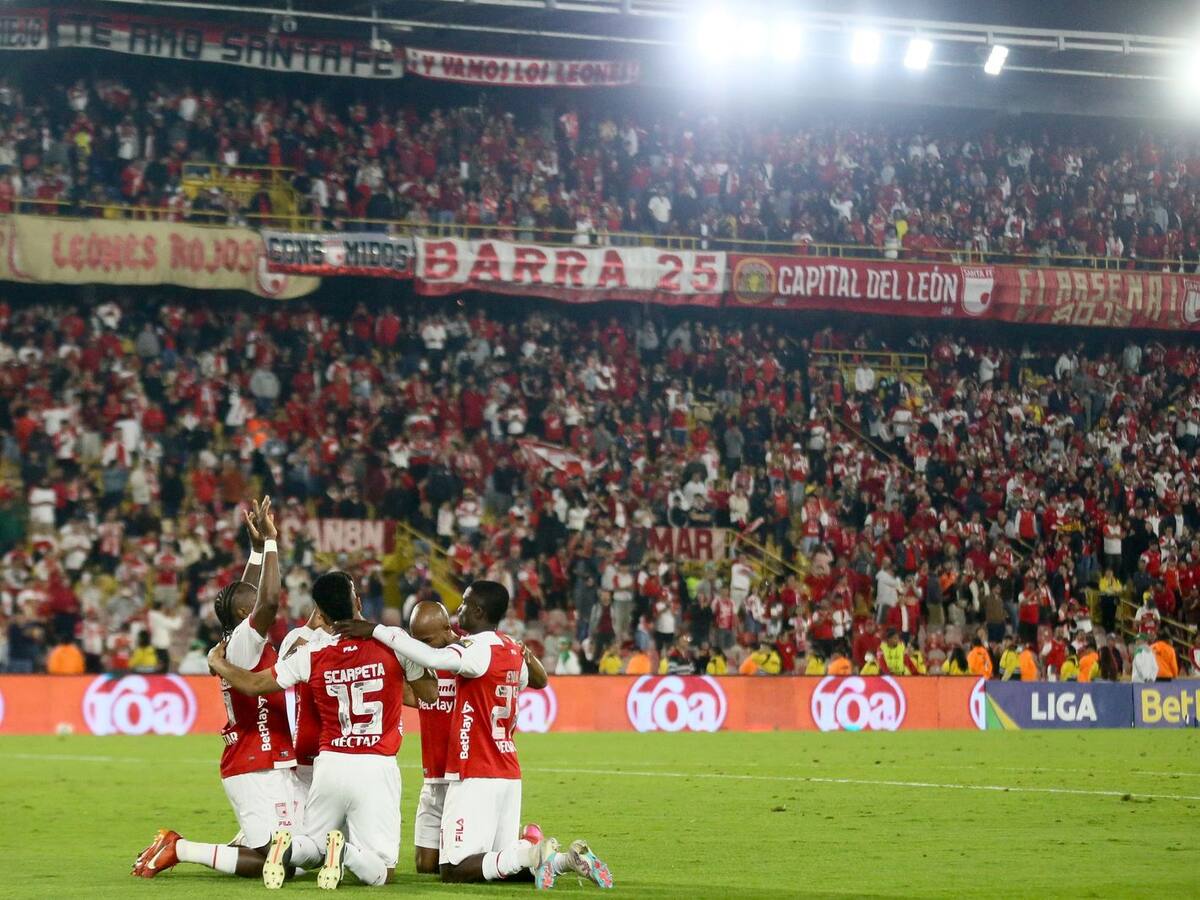 Santa Fe goleó a Fortaleza con triplete de Hugo Rodallega en los cuadrangulares: resumen y goles