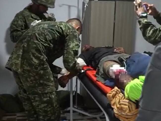 Campesino herido en Segovia- FOTO Caracol Radio