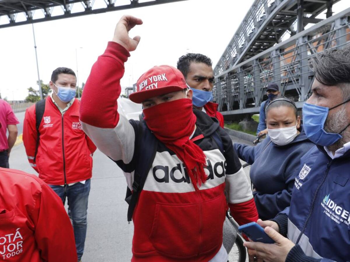 Siguen protestas en el sur de Bogotá por ciudadanos que piden ayudas