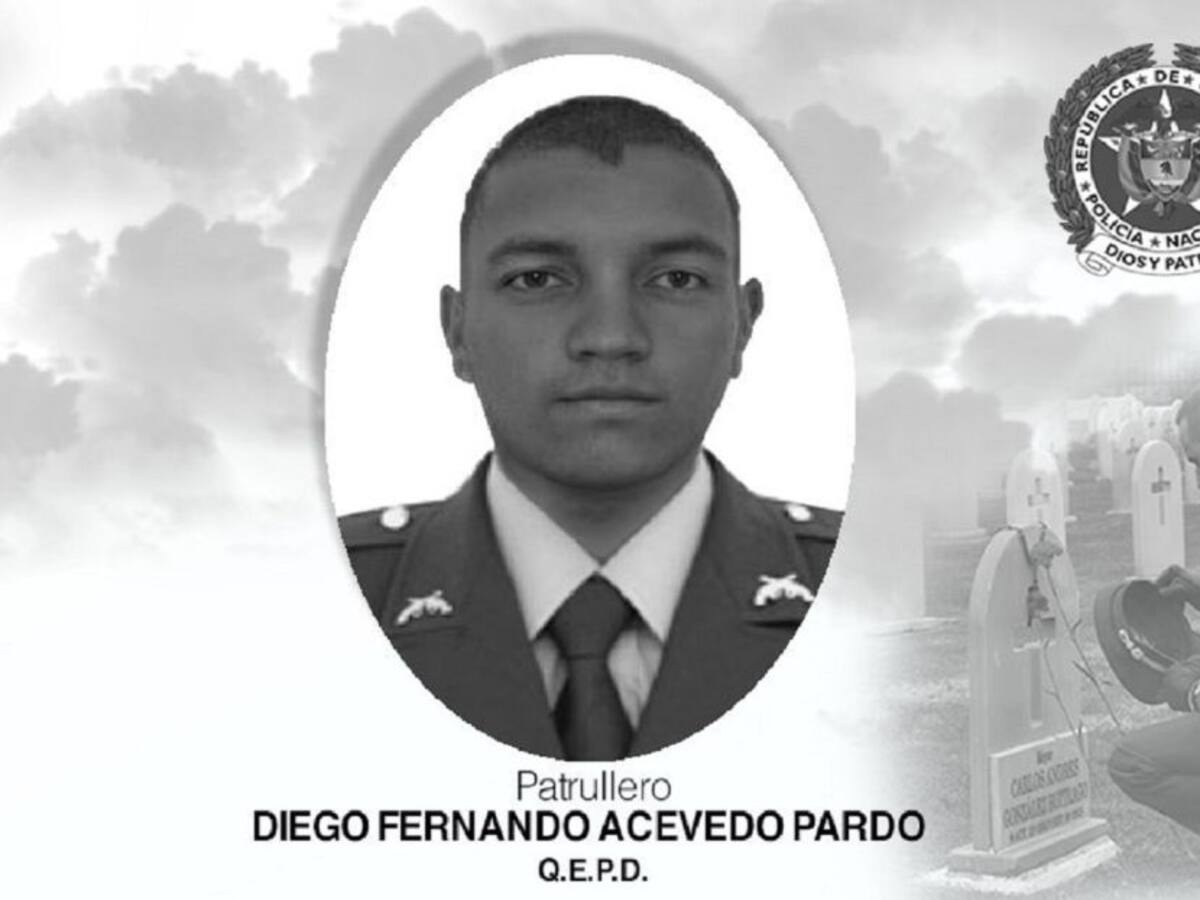 Un policía fue asesinado en Liborina, Antioquia