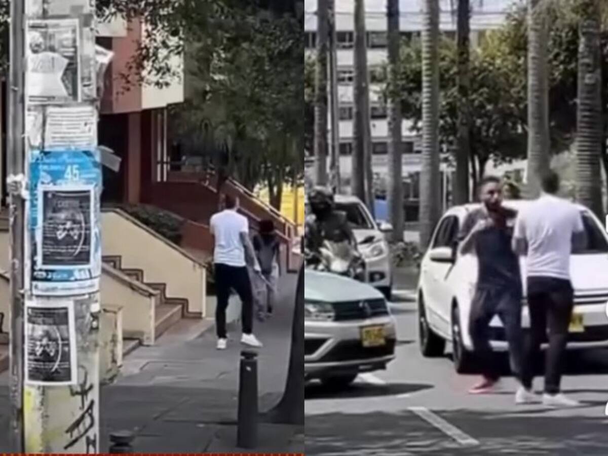 En plena vía pública en Manizales se registró una riña entre conductores