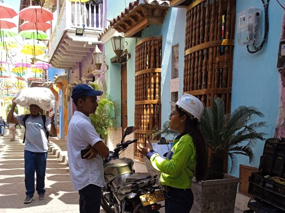 Afinia iniciará proyecto para combatir conexiones ilegales en Getsemaní