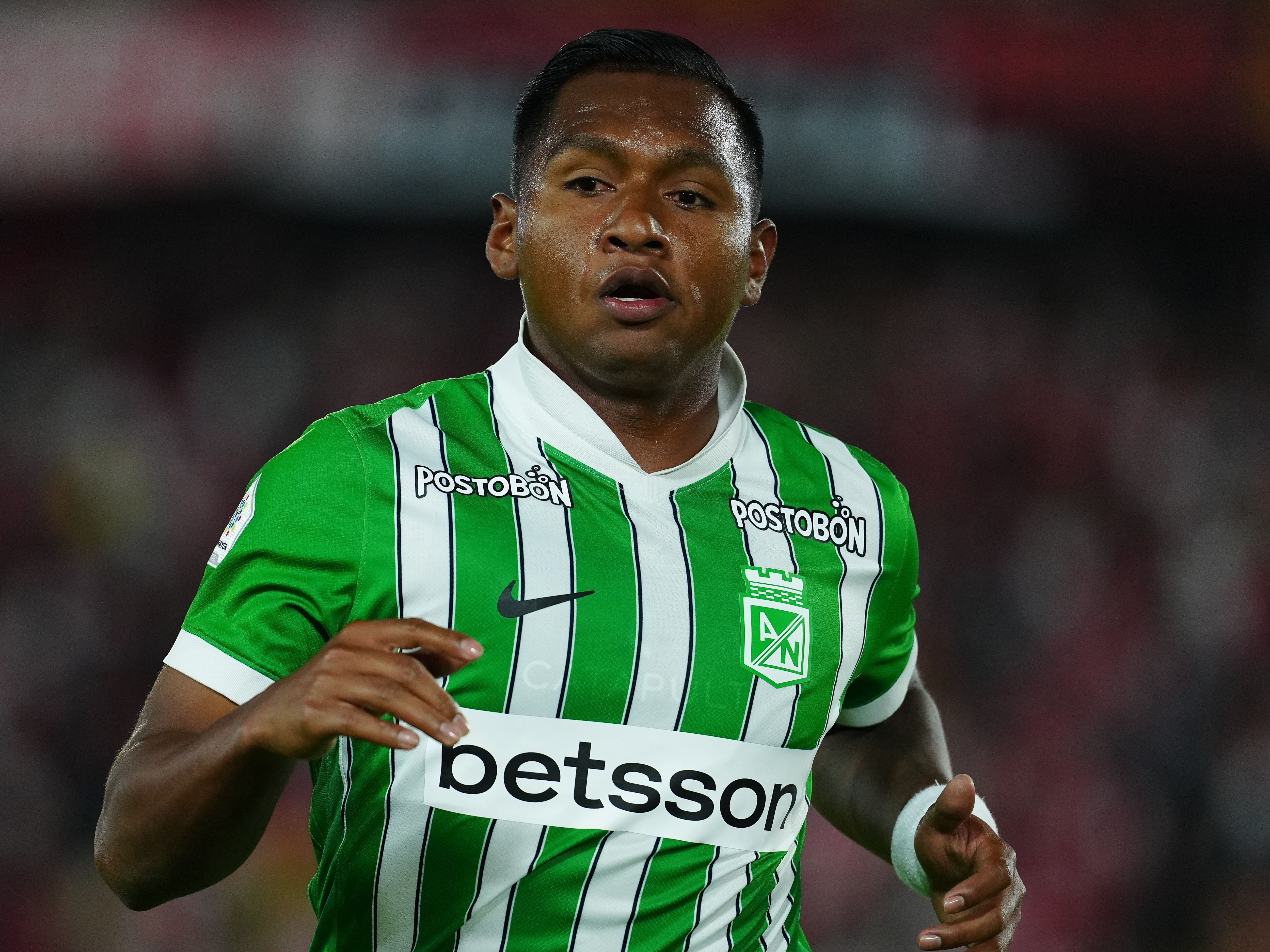 Alfredo Morelos, delantero de Nacional. (Photo by Andres Rot/Getty Images)