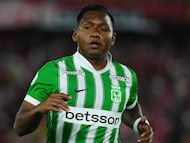 Alfredo Morelos, delantero de Nacional. (Photo by Andres Rot/Getty Images)