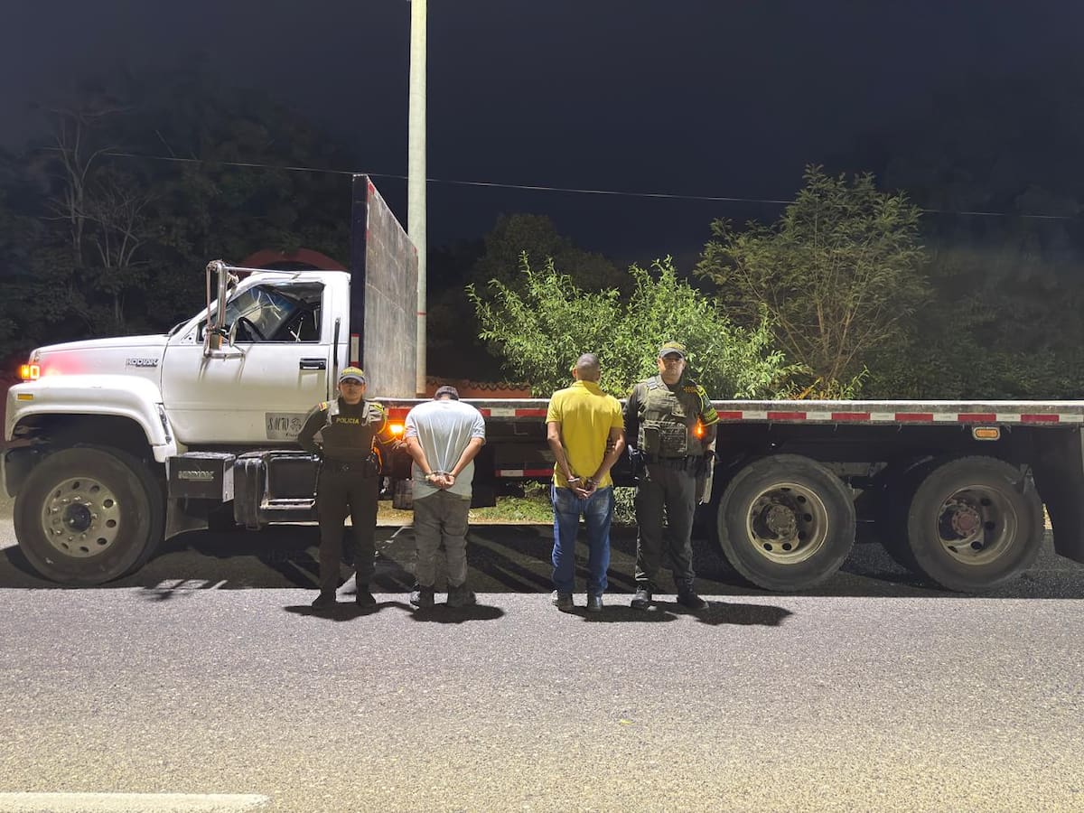 Operativo policial permitió recuperación de camión robado entre Cartagena y Barranquilla