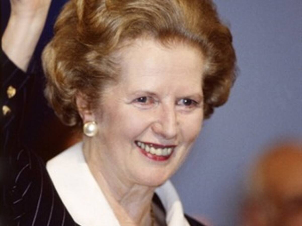 Murió la ex primera ministra británica Margaret Thatcher