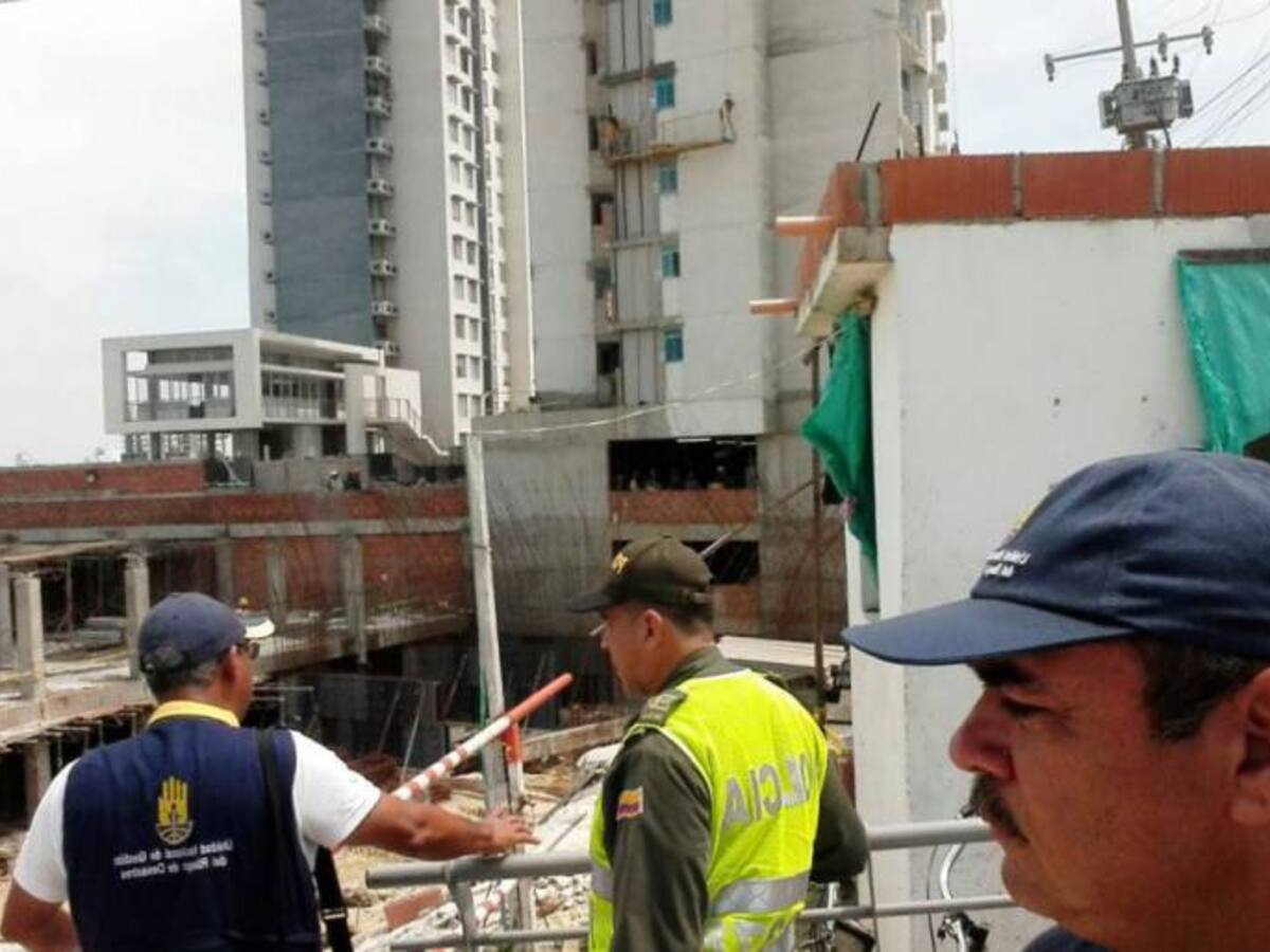 Obra donde resultaron tres obreros heridos cumple con normas: Alcaldía de Cartagena