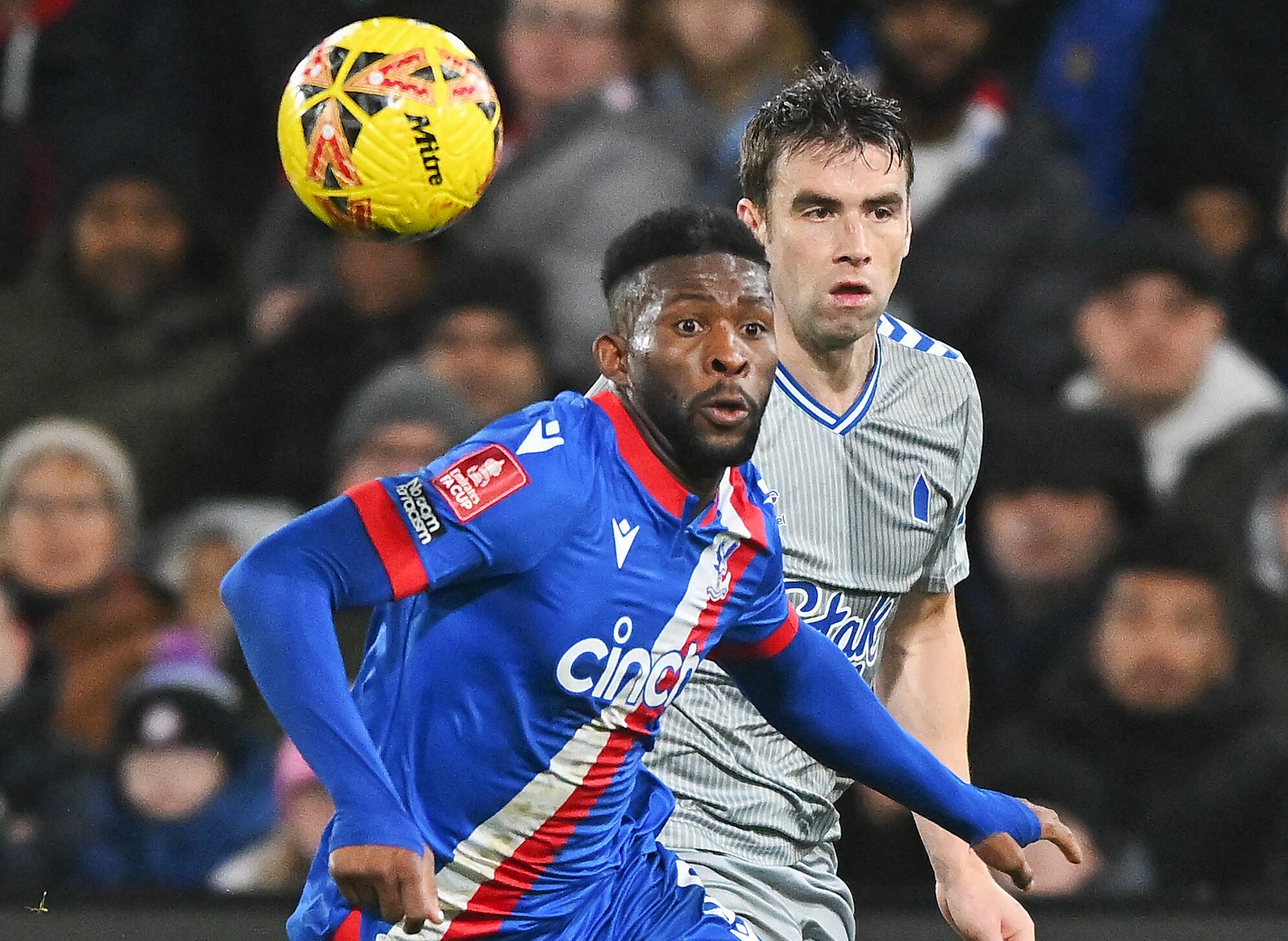 Jefferson Lerma jugando con el Crystal Palace. | Foto: Vince Mignott/MB Media/Getty Images