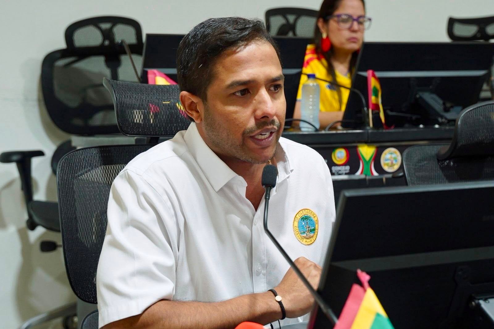 Daniel Vargas, secretario del Interior. // Concejo Distrital de Cartagena