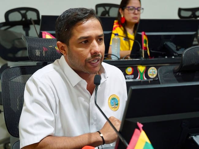 Daniel Vargas, secretario del Interior. // Concejo Distrital de Cartagena
