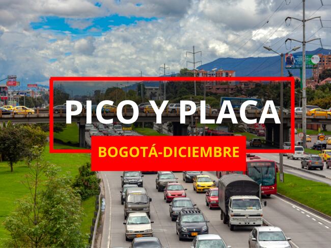 Pico y placa para Navidad en Bogotá 2025: horarios, excepciones y cómo solicitar permiso solidario