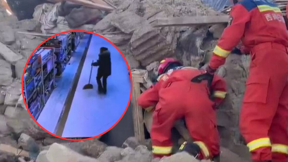 VIDEOS | Así quedó registrado el fuerte sismo en China que ha dejado cerca de 126 personas muertas