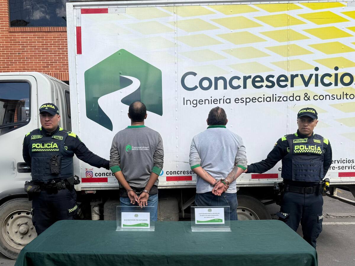 Capturan a hombres que pretendían robar elementos de la obra del Metro de Bogotá