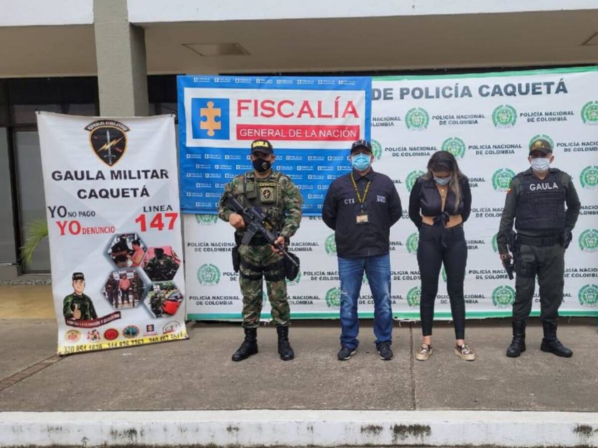 Capturan dos mujeres por el delito de extorsión en Caquetá
