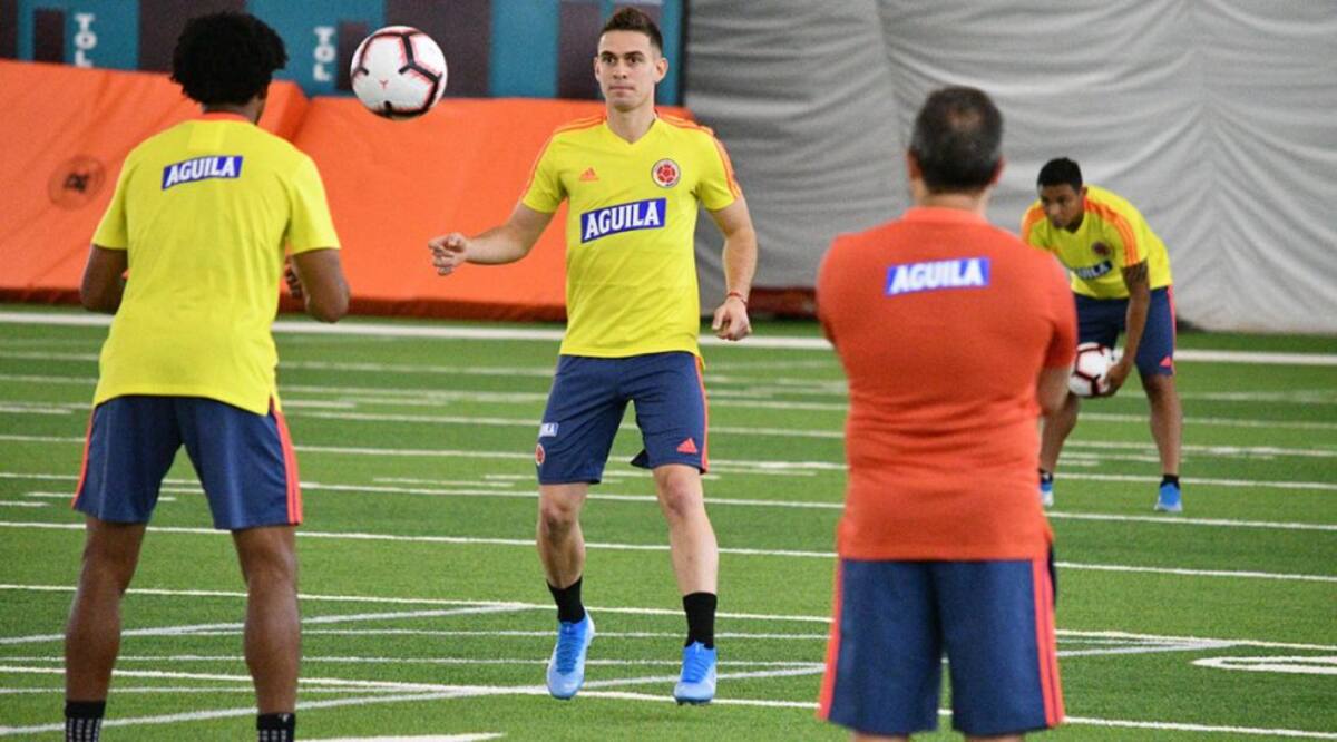 Rafael Santos Borré, jugador de River Plate de Argentina y con proceso en selecciones menores. Tuvo acción en la fecha FIFA de septiembre enfrentando a Brasil y Venezuela. Frente a la pentacampeona del mundo jugó 13 minutos y ante la vinotinto fue titular y disputó 71 minutos.