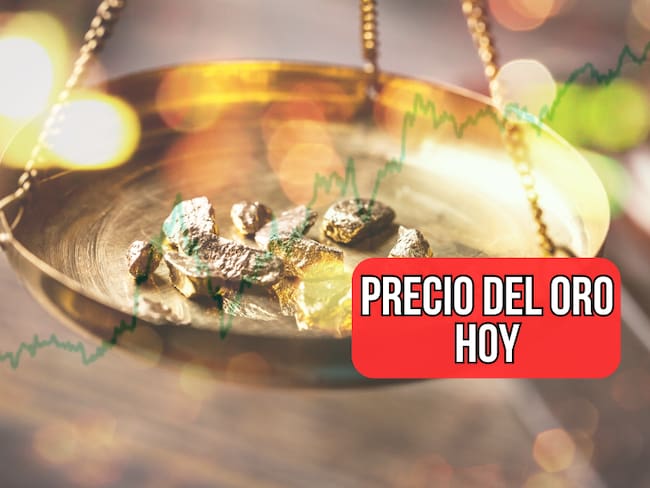 Precio del oro hoy - Gráfica del aumento de precio de este metal hoy (Getty Images)