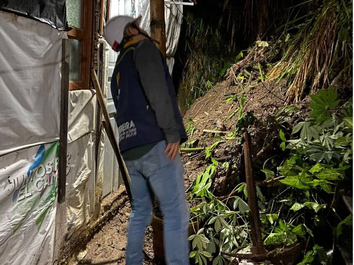 En Pereira, las lluvias ya han generado emergencias, entre ellas varios deslizamientos de tierra