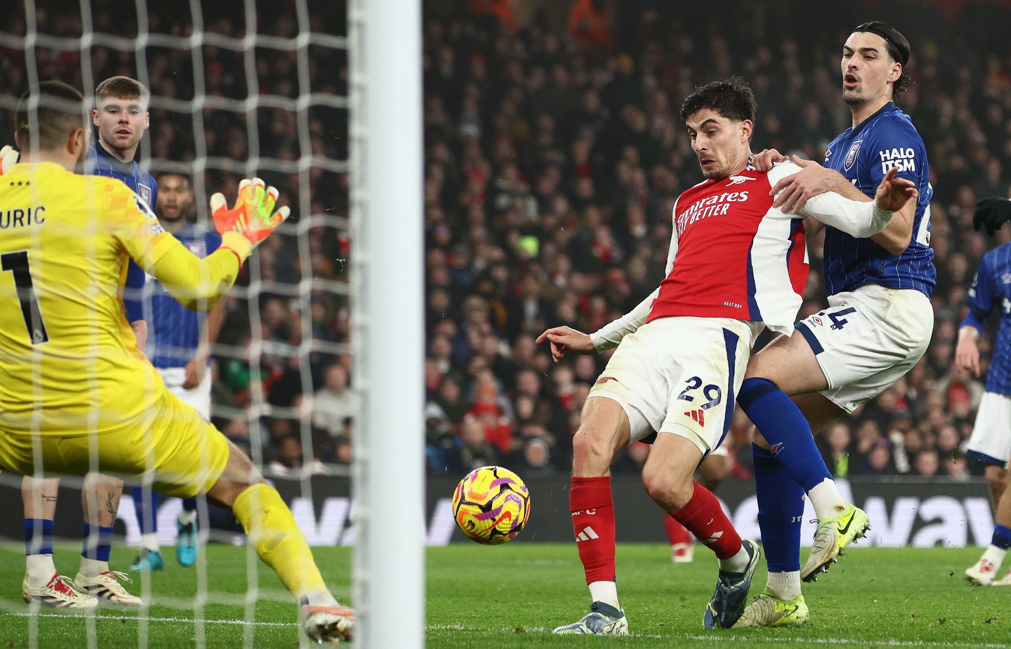 Kai Havertz fue la gran figura del Arsenal. (Reino Unido, Londres) EFE/EPA/DAVID CLIFF