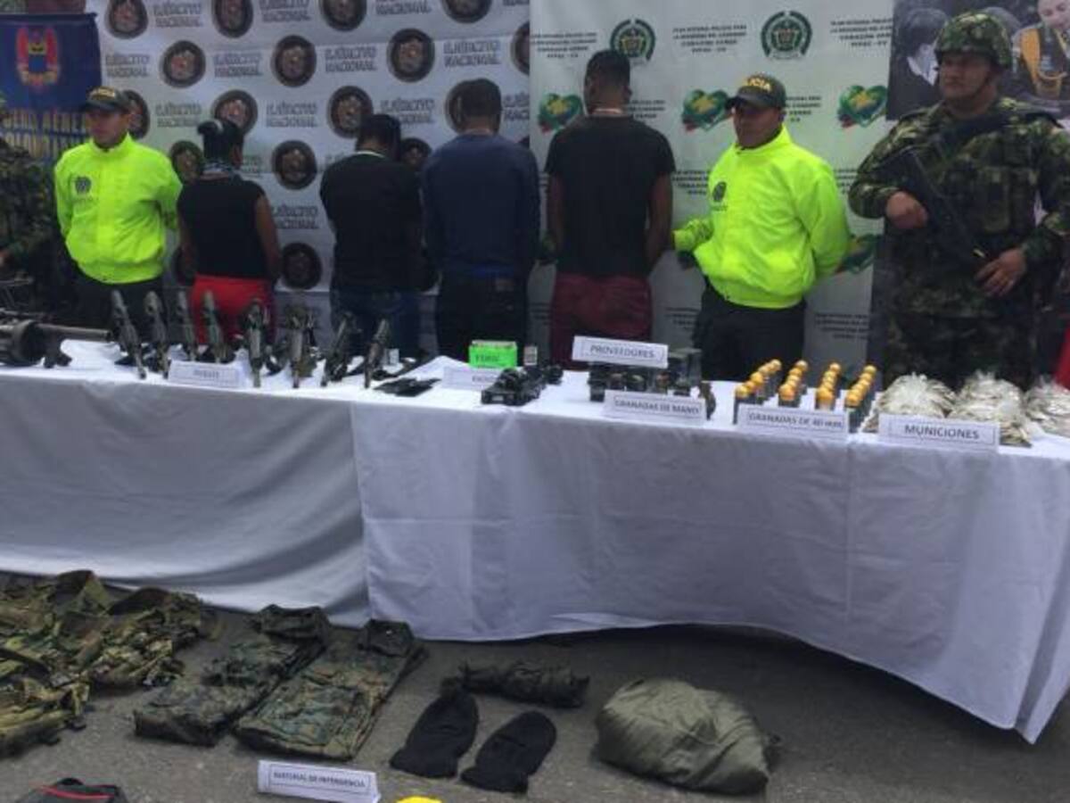 Cuatro capturas y material bélico incautado en Cumbitara, Nariño