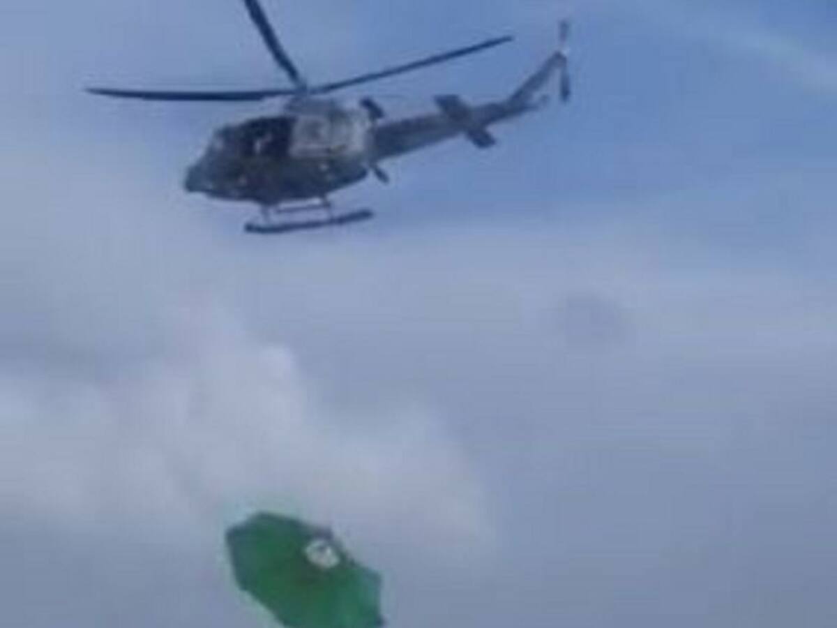 No hay heridos por mala maniobra de helicóptero de la Armada en San Andrés