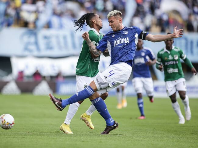 Juan Pablo Vargas es uno de los jugadores titulares que se mantendrá para el juego en Cali. (Colprensa - John Paz)