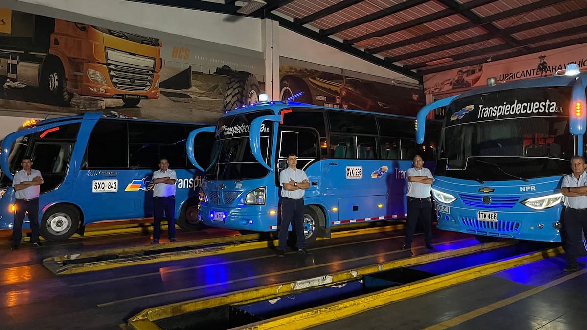 Transpiedecuesta alista nueva flota de buses para el Sitme