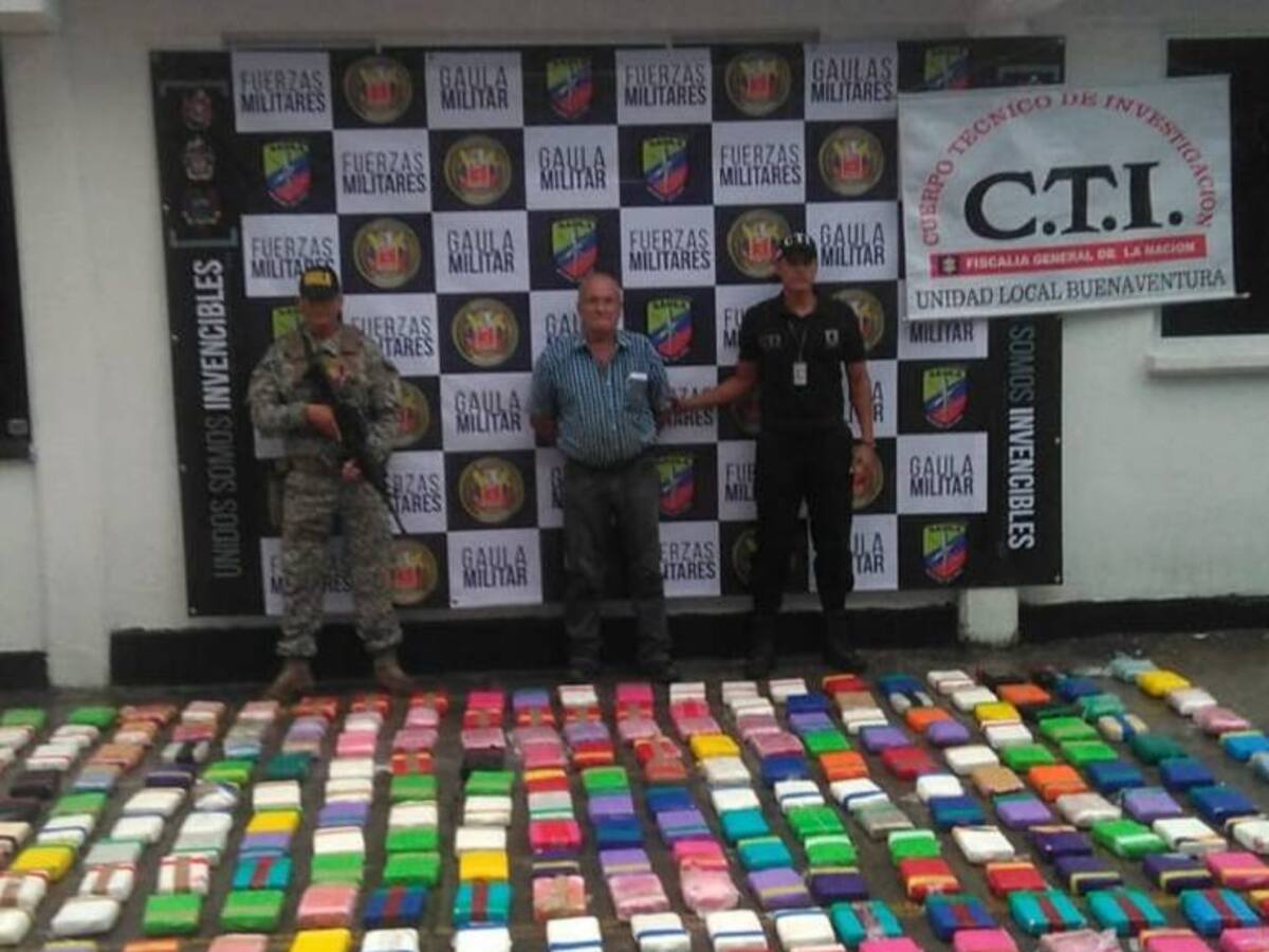 Incautan 350 kilos de cocaína Valorada en 15 millones de dólares