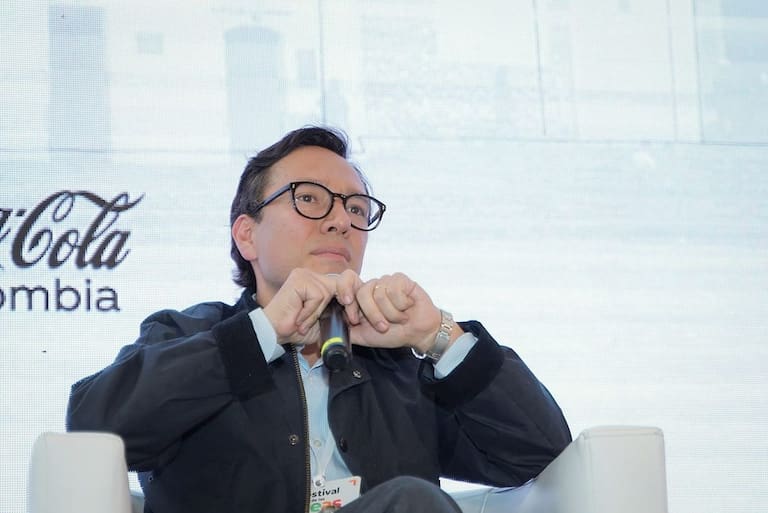 Luis Andrés Fajardo, vicedefesor del Pueblo, durante el Festival de las Ideas 2023