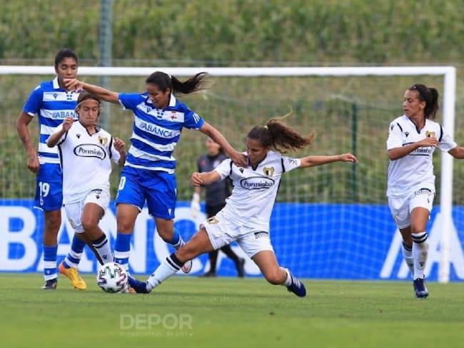Lady Andrade sorprende en entrenamientos con Deportivo Abanca