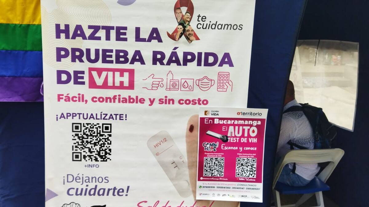 Con autotest se pretende disminuir los casos de VIH en Bucaramanga