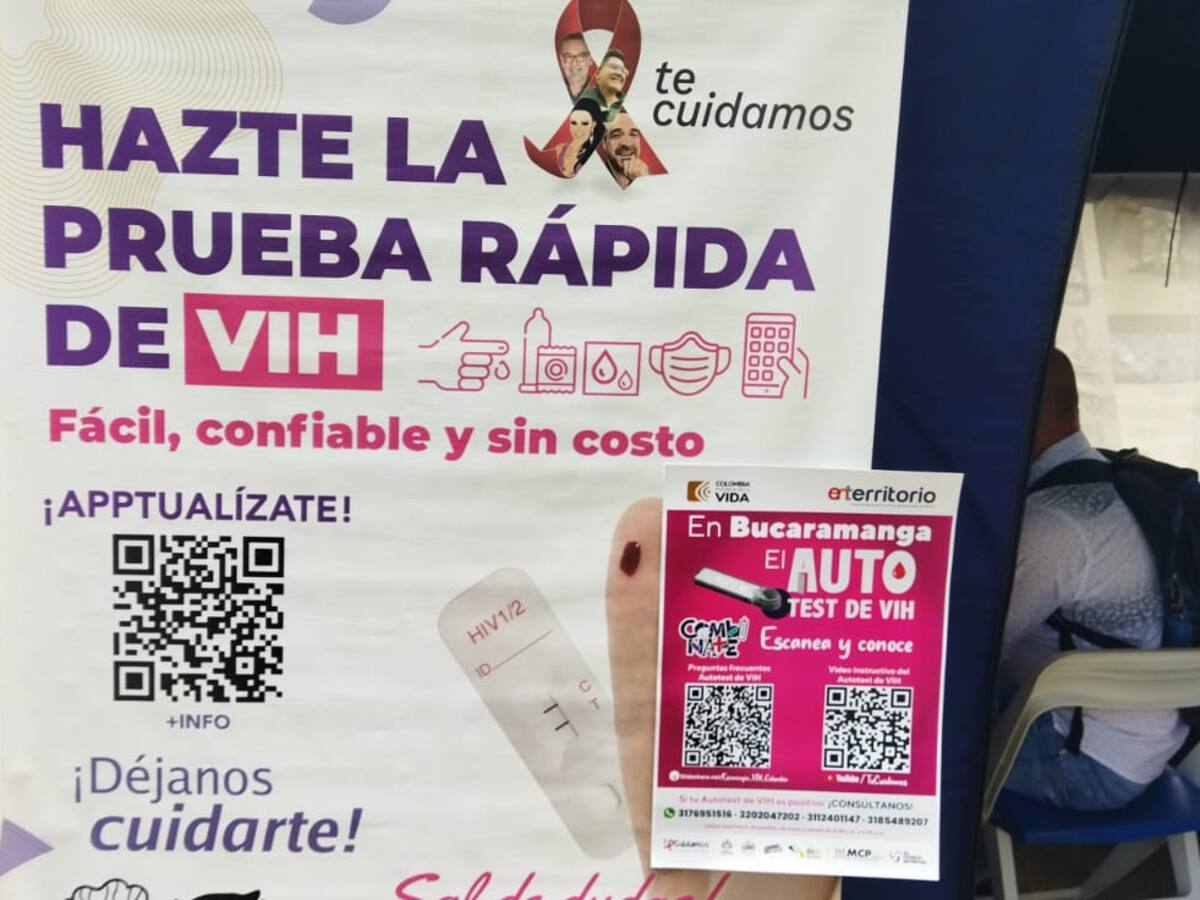 Con autotest se pretende disminuir los casos de VIH en Bucaramanga