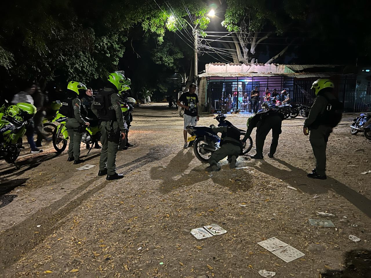 Operativos nocturnos contra robos.