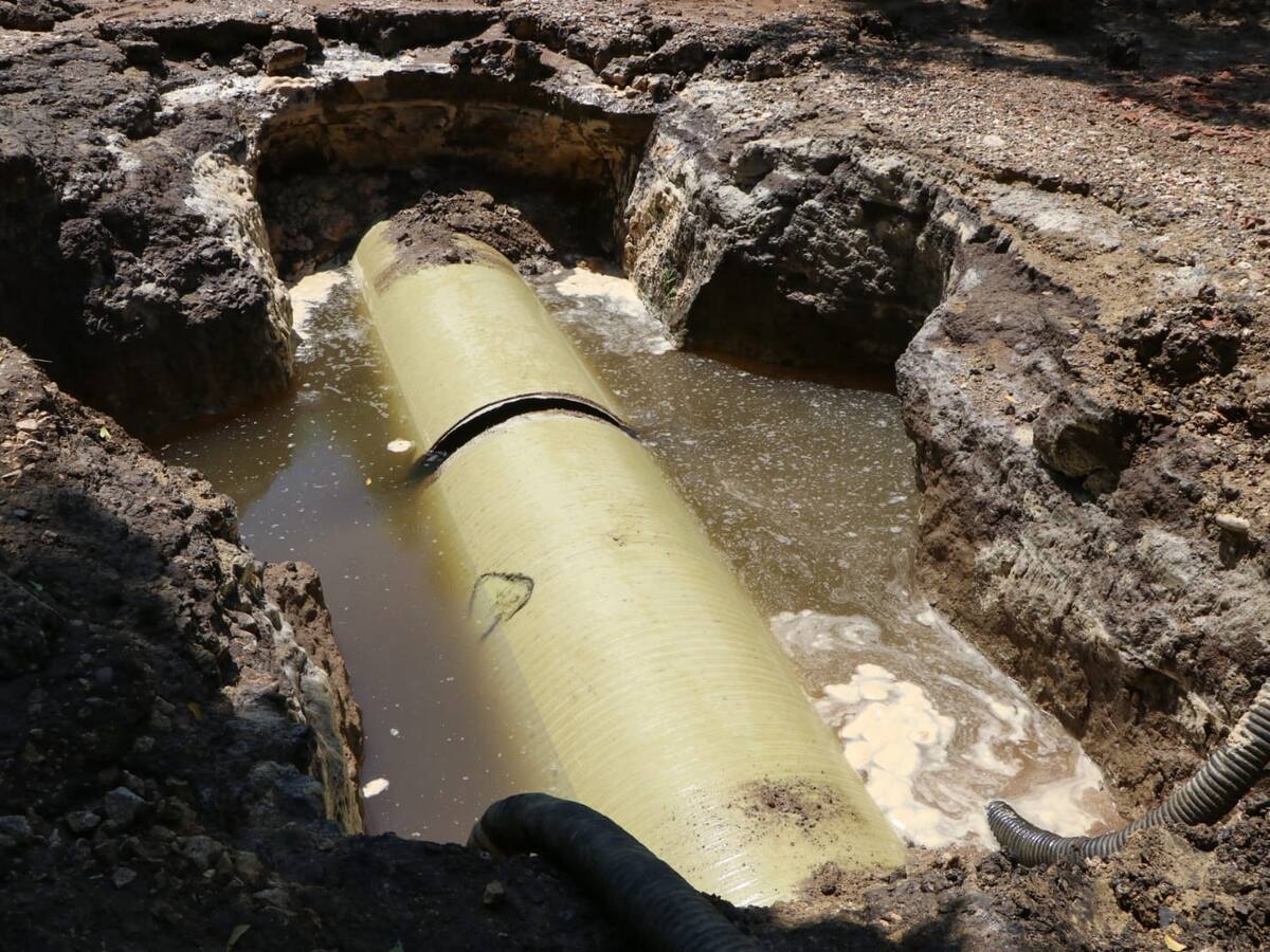 60% de Cartagena sin agua por daño en tubería: estos son los barrios afectados