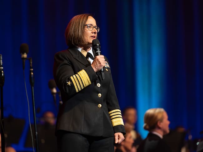 Admiral Lisa Franchetti, Vice Chief of Naval Operations. AFP.
