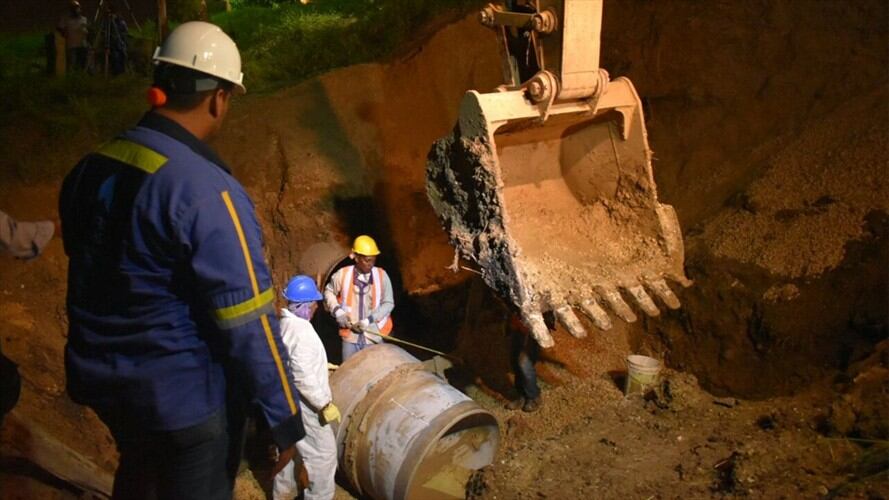 Algunos sectores de Cartagena siguen sin servicio de agua. Foto: Prensa/ Aguas de Cartagena.