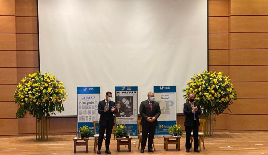 Foto: Visita del presidente Iván Duque, a Manizales.