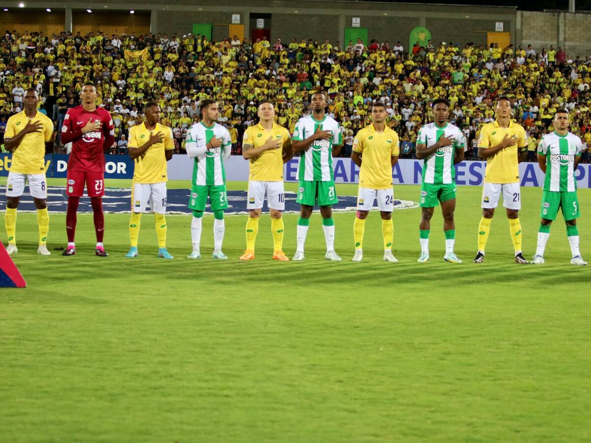 Nacional y Bucaramanga empataron en un partidazo: Teo debutó con el Leopardo