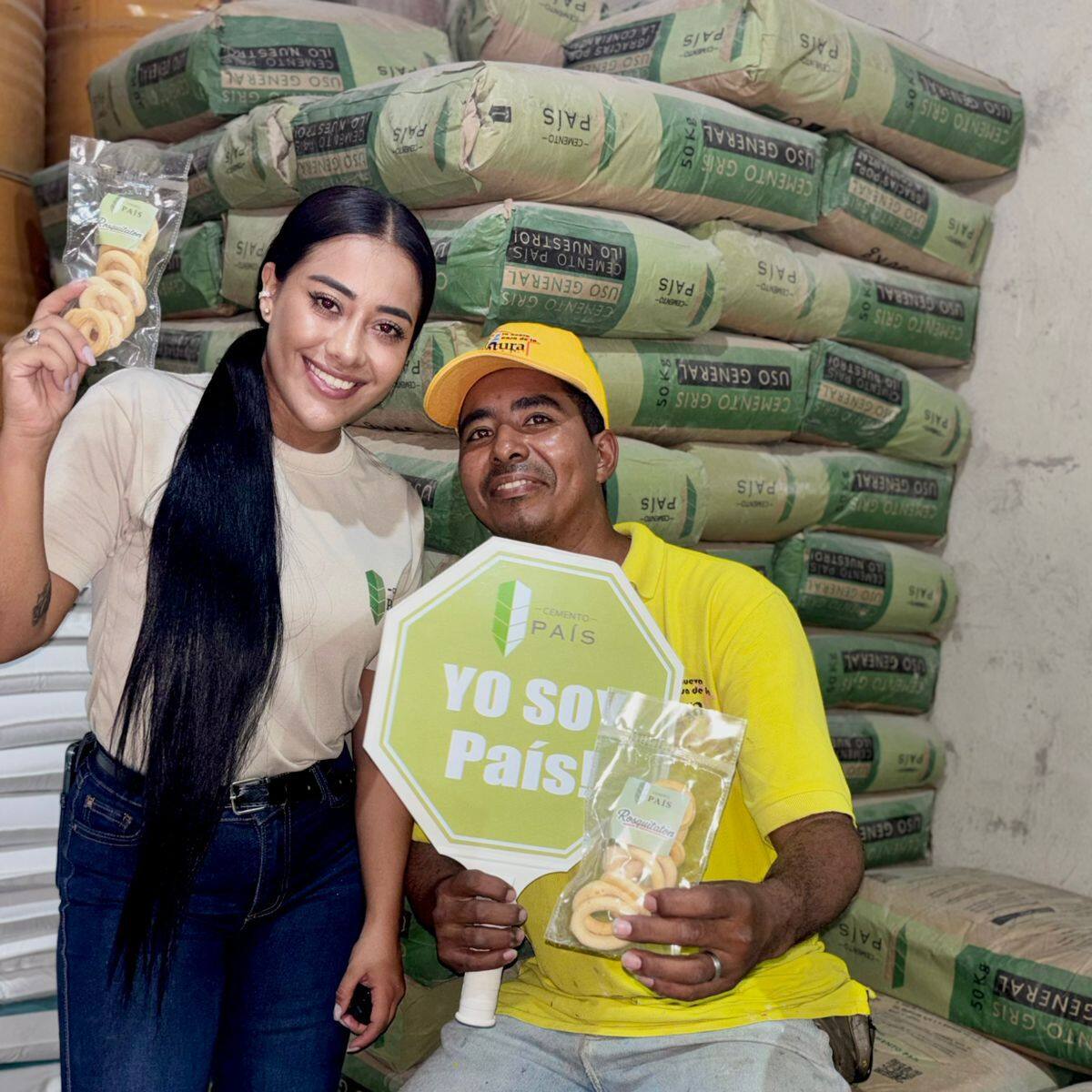 Cemento País lleva alegría a San Juan Nepomuceno con la “Rosquitatón”