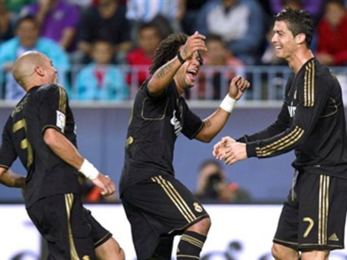 Real Madrid goleó 4-0 al Málaga con 'hat trick' de Cristiano Ronaldo