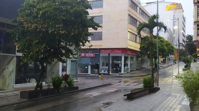 Mañana con lluvias en el Centro de Armenia