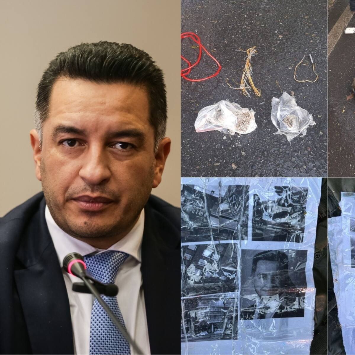 Hallan armas de guerra y fotos vinculadas a amenazas contra el Secretario de Transparencia