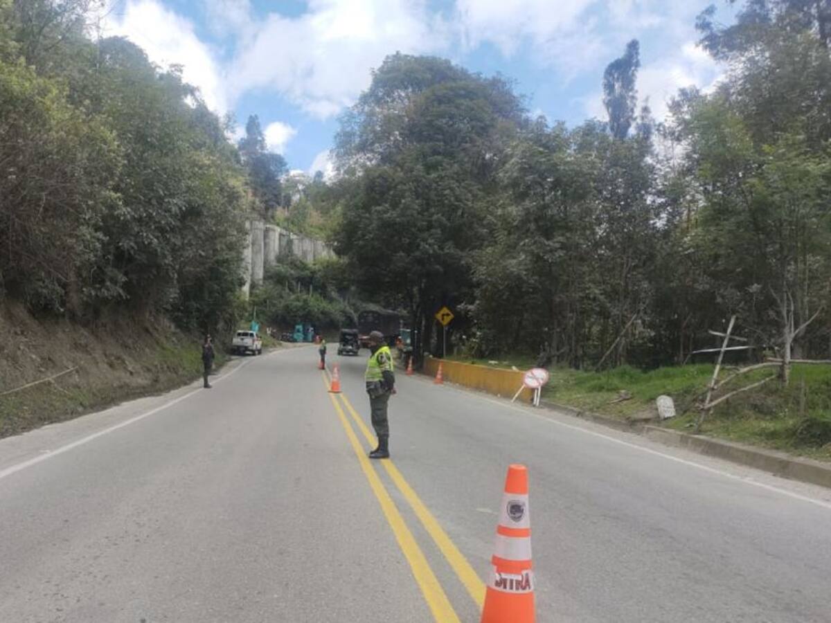 Vía a la Línea se mantiene con estricto monitoreo en el Tolima
