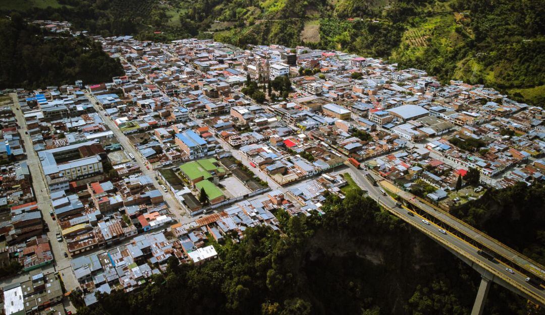 Panorámica de Cajamarca, Tolima