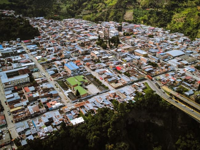 Panorámica de Cajamarca, Tolima