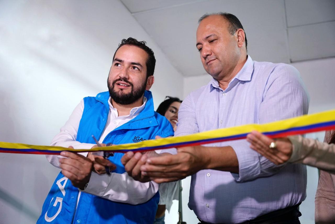 Inauguración oficina IGAC Ocaña. Foto: @igacColombia